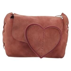 Gucci Suede Shoulder Bag Pink